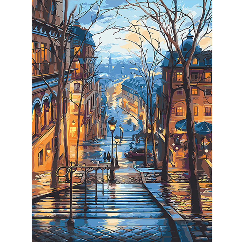 City Streets-Paint by Numbers-30*40cm/40*50cm