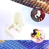 Diamond Painting Roller Tool Tidy Storage Canvas Painting Roller Helper Easy Handling Diamonds Paintings Scroll Storage Tool for Keeping Canvases of Organized (white set)