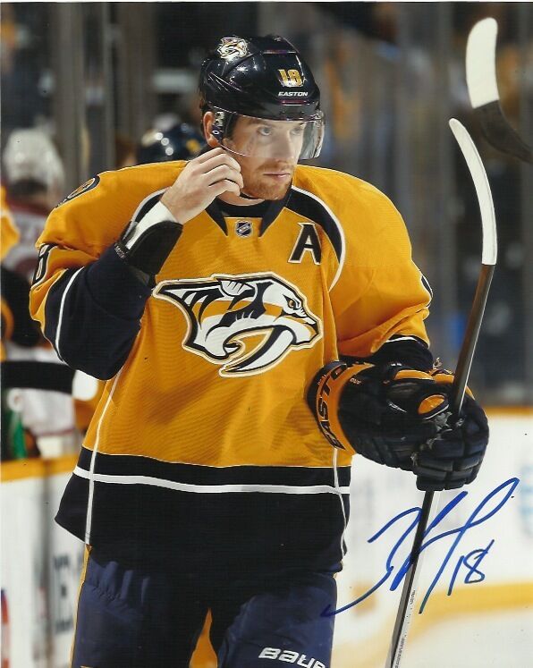 Nashville Predators James Neal Signed Autographed 8x10 NHL Photo Poster painting COA A