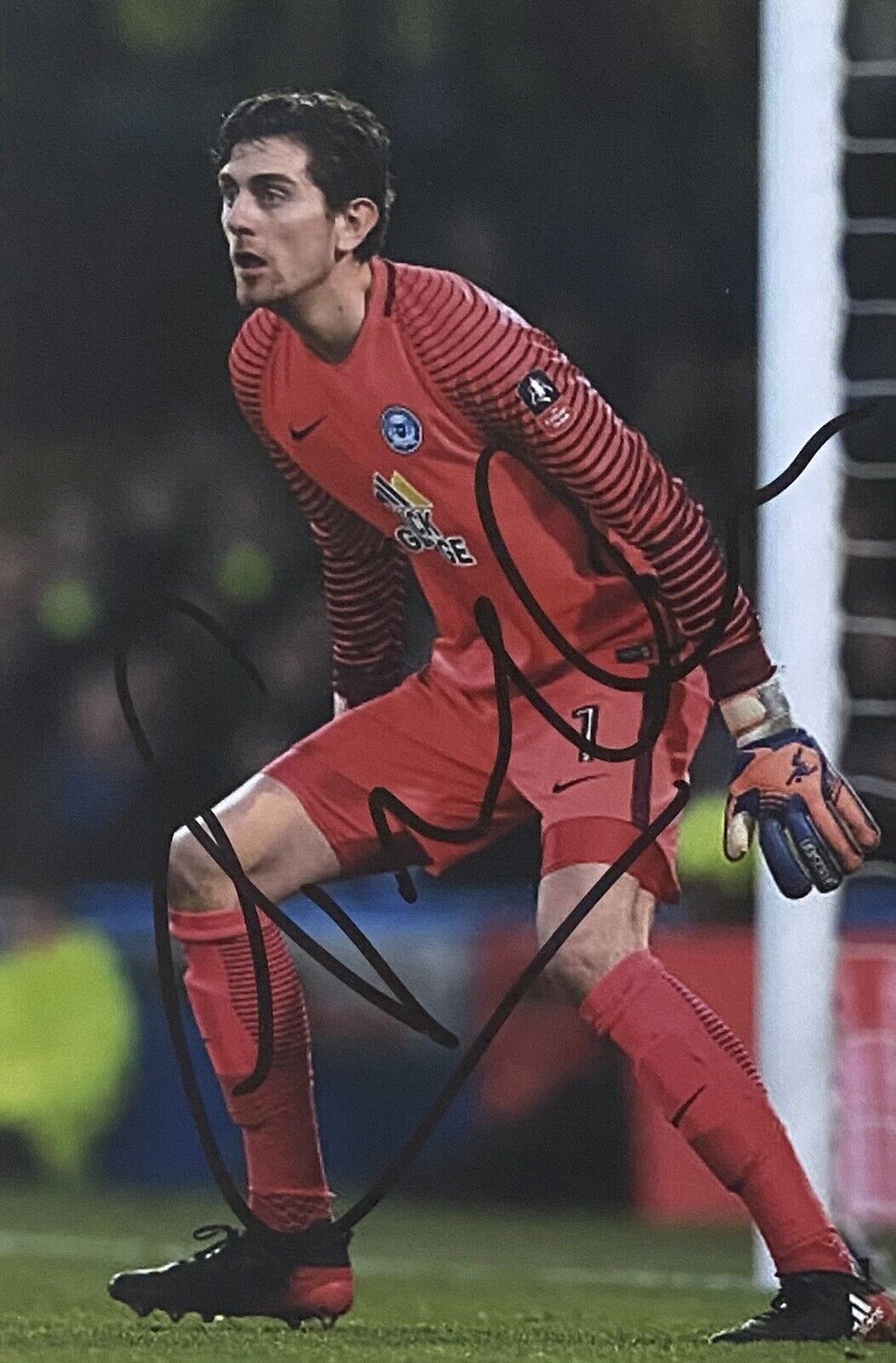 Luke McGee Genuine Hand Signed Peterborough United 6X4 Photo Poster painting