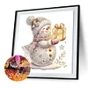 Diamond Painting-DIY Crystal Rhinestone Christmas Snowman