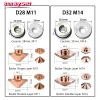 Bodor Laser Head Parts Protective Windows Lens Ceramic Holder Laser Nozzles D28/32 M11/14 Fiber Cutting Consumables Quartz Fused