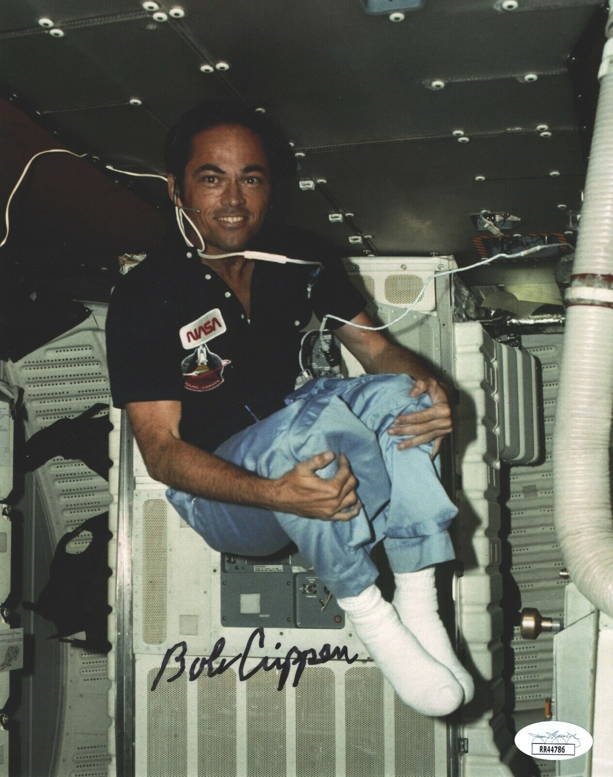 Robert Bob Crippen REAL hand SIGNED Photo Poster painting #3 JSA COA Autographed NASA Astronaut