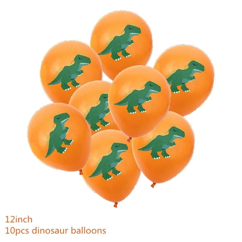 Dinosaur Party Supplies Dinosaur Balloons Paper Garland for Kids Boy Birthday Party Decoration jurassic world jungle party decor
