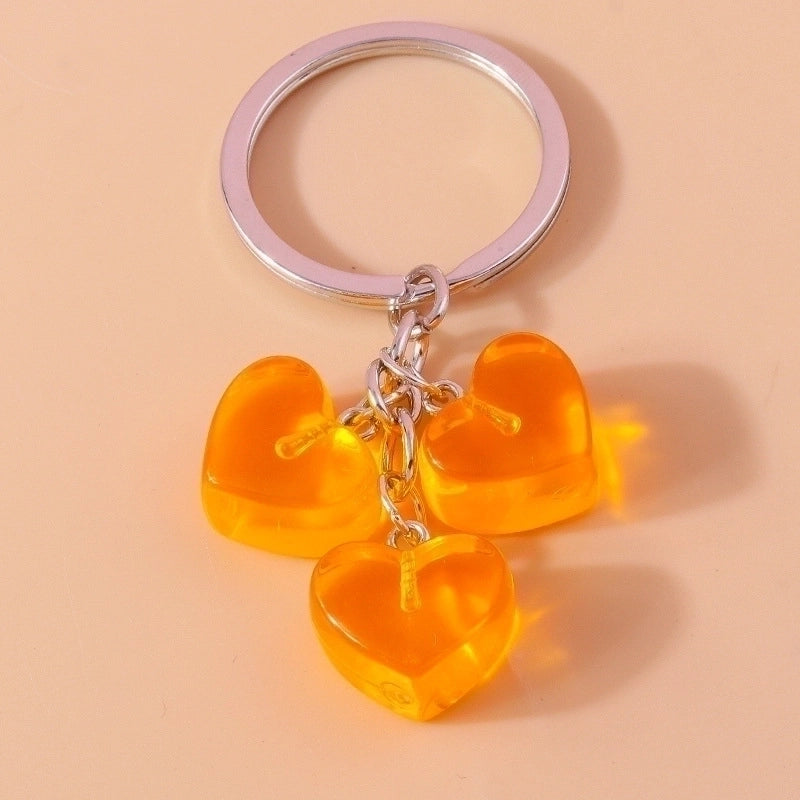 Minimalist Color Block Resin Women’s Keychain