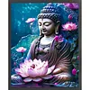 Buddha-11CT Stamped Cross Stitch 40*50cm tapestrymarket
