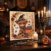 Kit de peinture de perles de perles en perles de yak des Highlands DIY Cadre Halloween 30x30cm