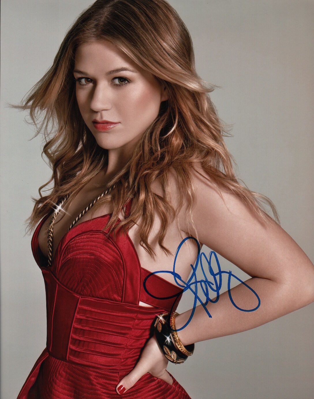 Kelly Clarkson signed 11x14 Photo Poster painting