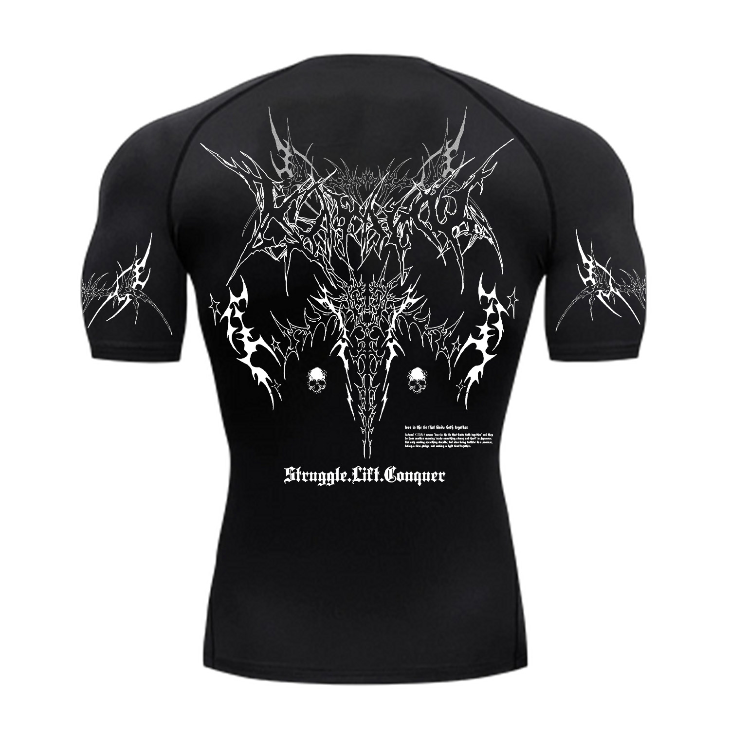 Struggle.Lift.Conquer Compression T-shirt