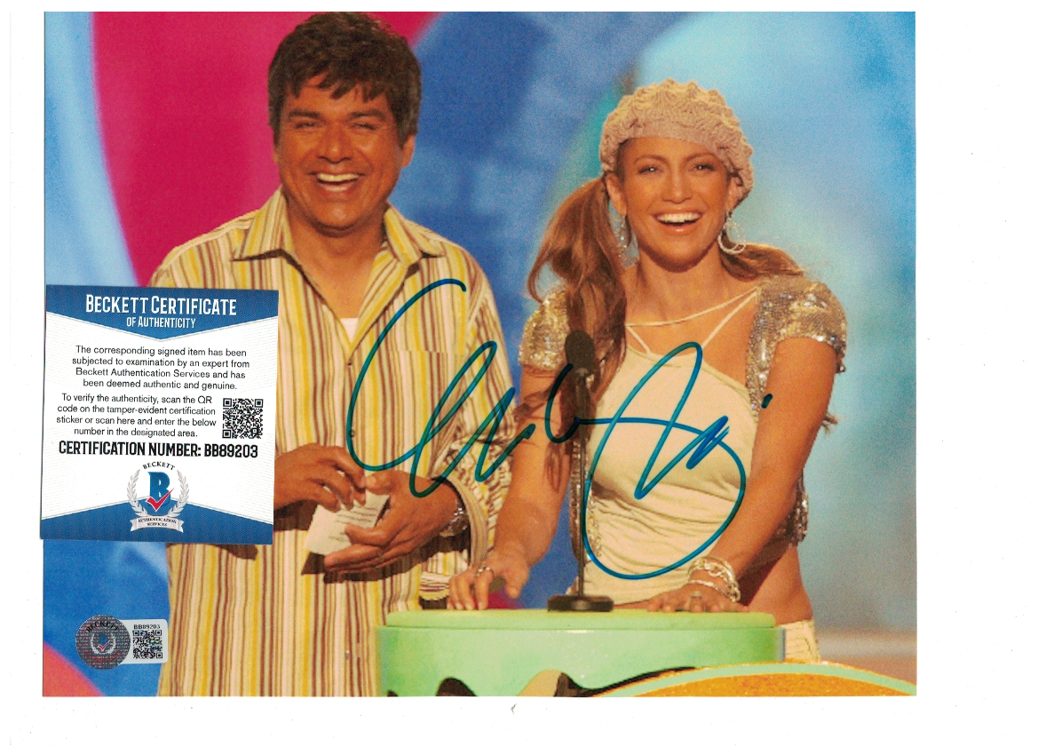 George Lopez Comedian Actor Signed 8x10 Photo Poster painting Beckett Certified FX22