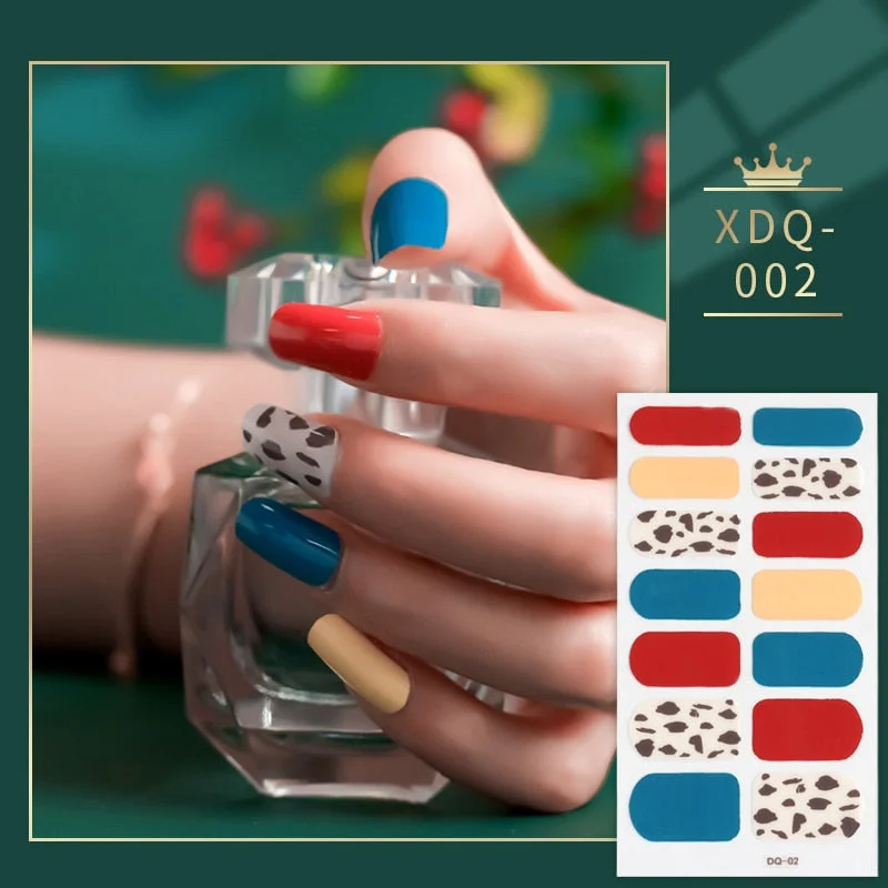 Dropshipping Red Strawberry Nail Stickers Fashion Nail Polish Self Adhesive Manicure Decoration Nail Accessories Nail Art