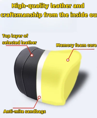 Car Seat Memory Foam Lumbar Support Car Pair Car Pillow Neck Support Pillow