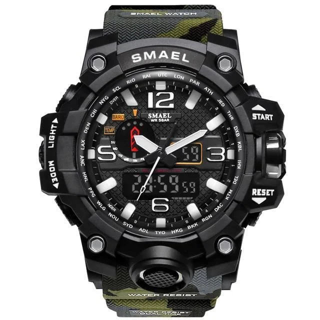 Submarine Men's Military Digital Analog Wrist Watch