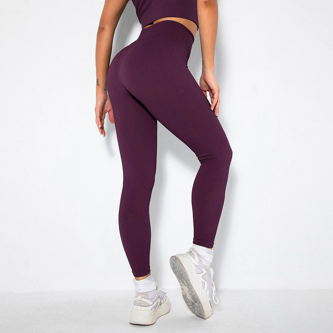 LAISIYI High Waist Leggings Workout Bottom Vital Seamless Fitness Legging Scrunch Push Up Women Gym Sport Leggings Short