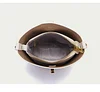 Elegant Plain Color Women's Cross Shoulder Bucket Handbag