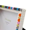 Harvest DIY Building Block Photo Frame Kit,Creative Handmade Assembled Photo Frame Handmade Craft Gift Home Tabletop Display Decor