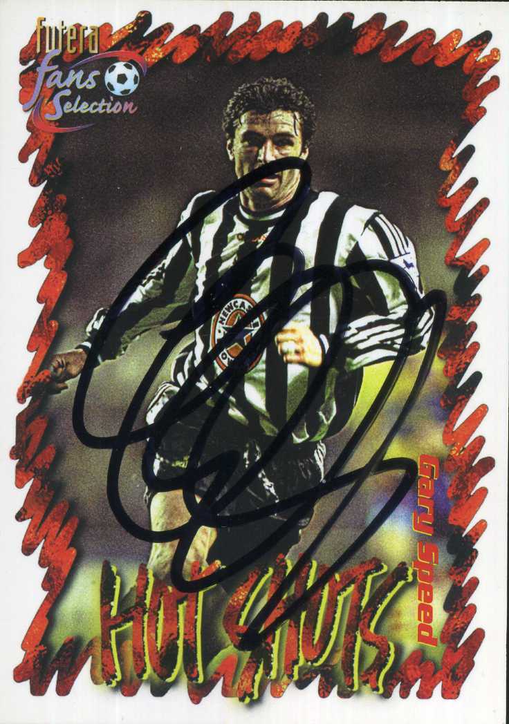 GARY SPEED Signed Photo Poster paintinggraph - Newcastle United Football Player - Preprint