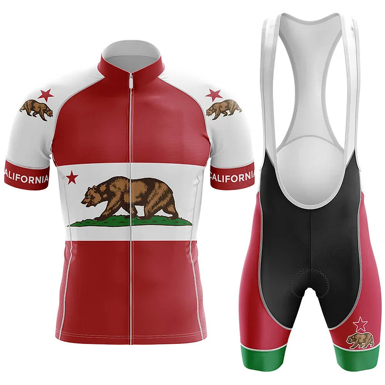 California Men's Short Sleeve Cycling Kit