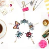 >SALE<5pcs DIY Butterflies Full Special Shaped Diamond Painting Keychain (AA916)