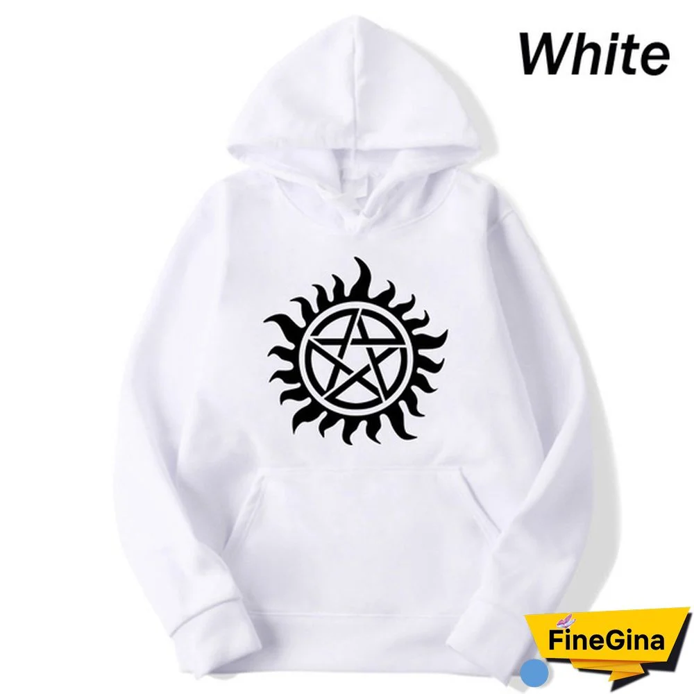 New Men/Women Autumn/Winter Printed Long Sleeve Solid Color Sweatshirt Hooded Pullover Plus Size