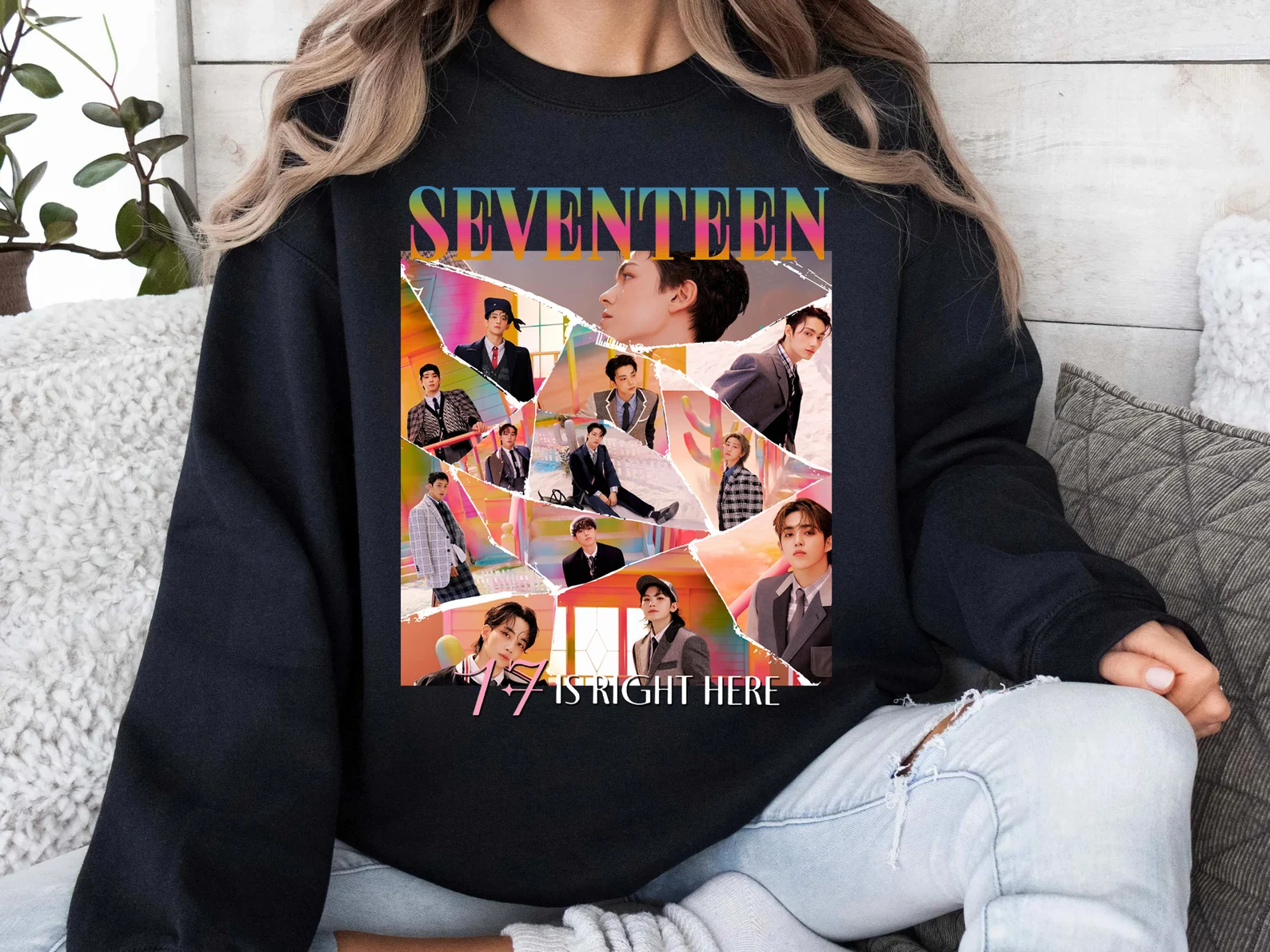 Seventeen Right Here Album Sweatshirt officialsvtshop