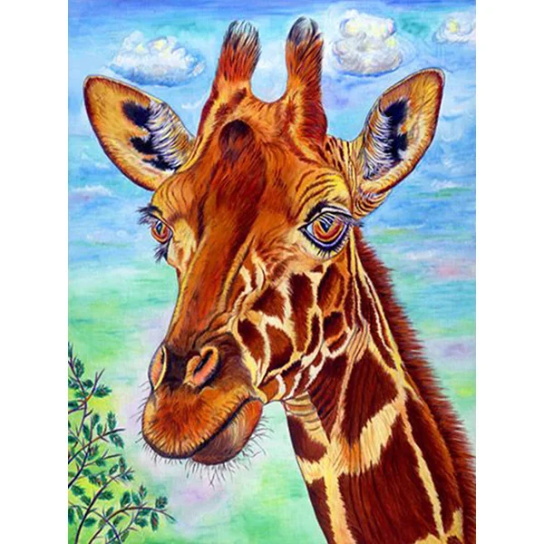 Diamond Painting - Full Round/Square Drill - Giraffe(30*40 - 50*60cm)