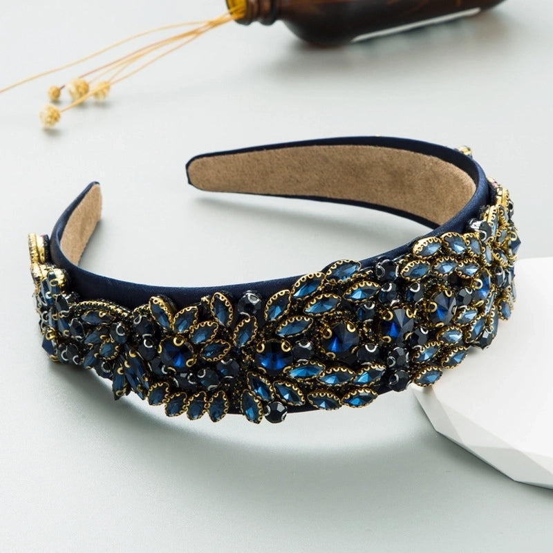 Fashion Geometric Cloth Rhinestones Hair Band