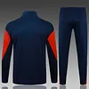 2025/2026 Psg Paris Saint-Germain Long Zipped Jacket Royal Blue Football Shirt 1:1 Thai Quality