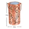 LED Hollow Iron Decor Light Solar Powered Hollowed Hanging Light IP55 Waterproof Rust Proof for Patio Yard Lawn Backyard Decor