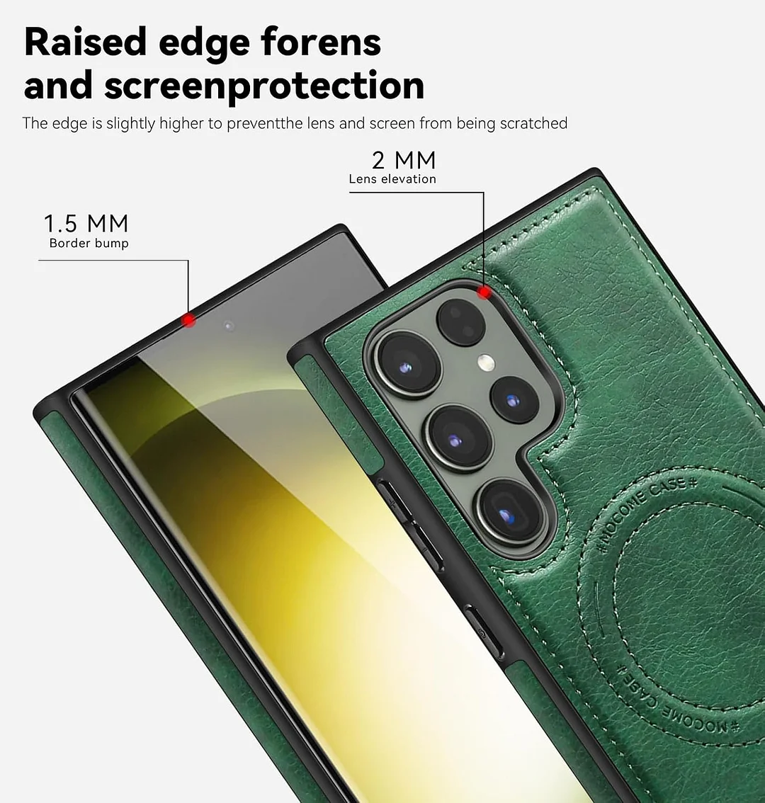 Samsung Galaxy Z Fold 6 Leather Case Magnetic Protective Case Holder Phone Case