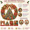 DIY Diamond Painting Xmas Tree Religious Hanging Ornament Pendant Acrylic Double Sided Print Decor Kit