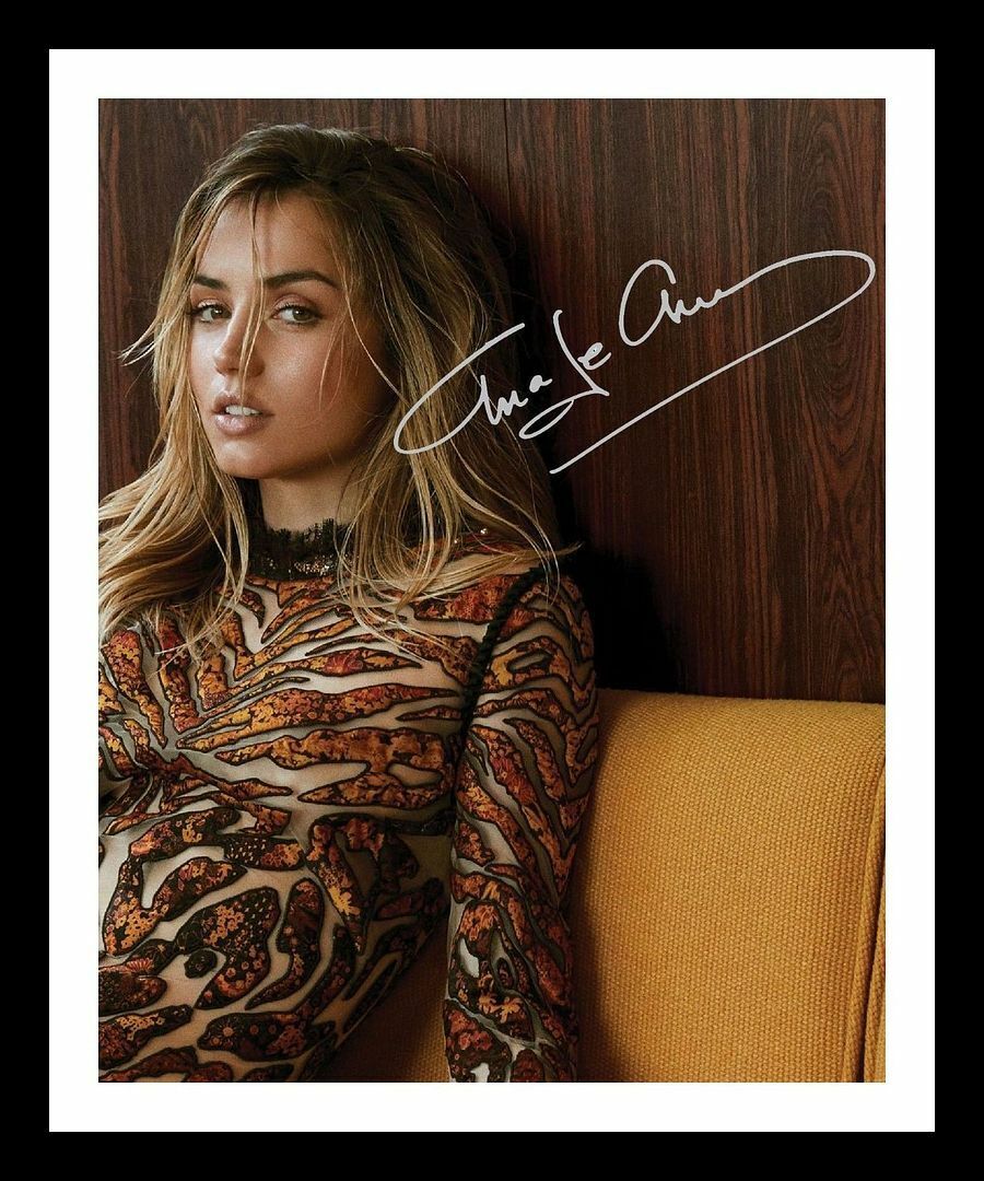 Ana De Armas Autograph Signed & Framed Photo Poster painting