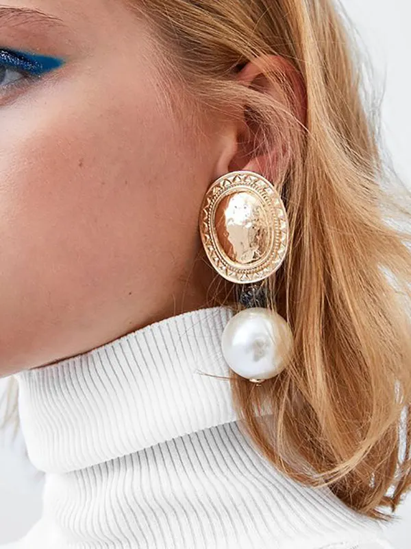 Geometric Drop Earrings