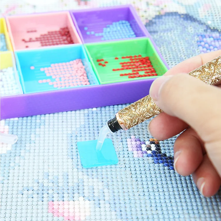DIY point drill pen nail art crayon – Hibah-Diamond painting art studio