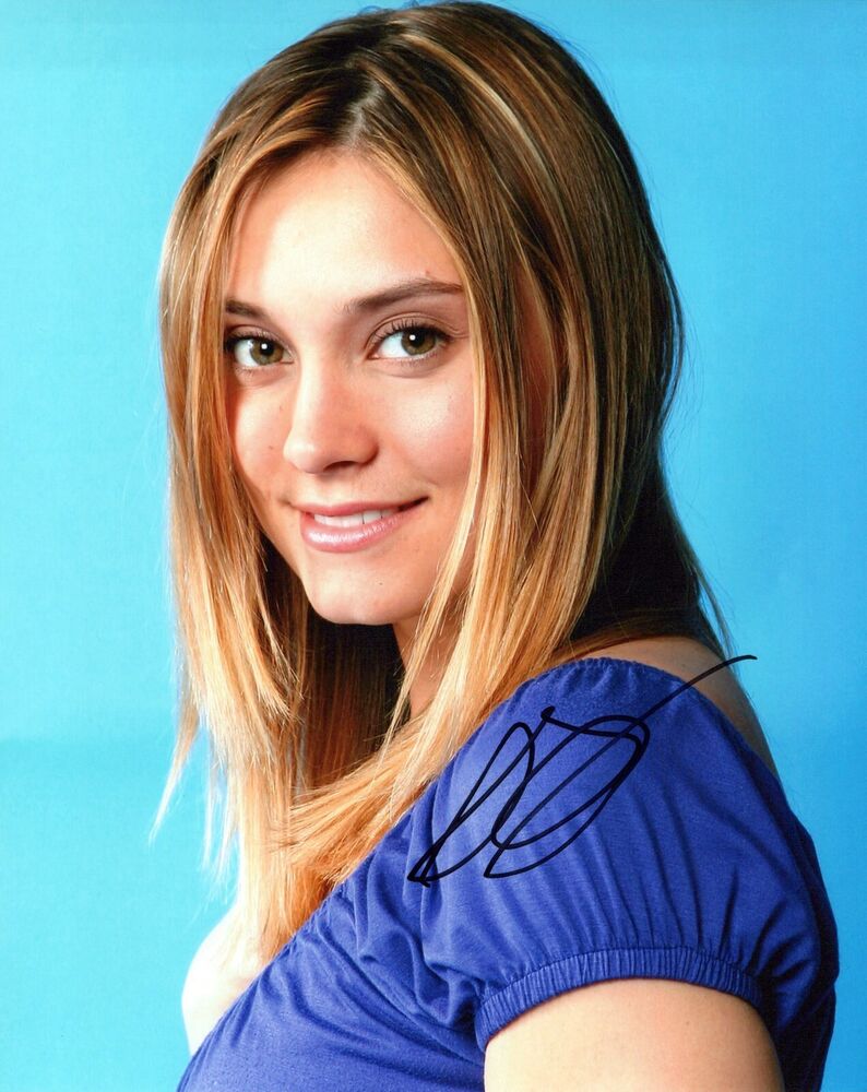 Spencer Grammer glamour shot autographed Photo Poster painting signed 8x10 #5