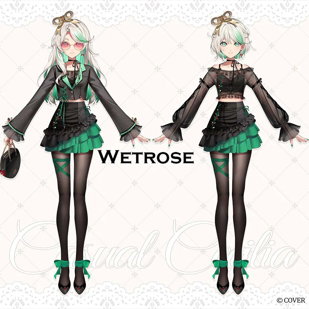 [Deposit Poll] Hololive Justice Cecilia Immergreen Casual New Outfit Cosplay Costume