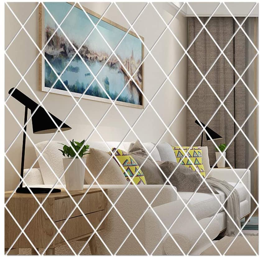 Diamond Mirror Wall Stickers