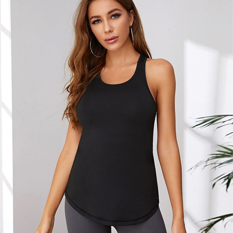 Lidudu Women Sports Bra High Impact Fitness Yoga Crop Tank Top Underwear Athletic Vest Shockproof Yoga Shirt Running Sportswear