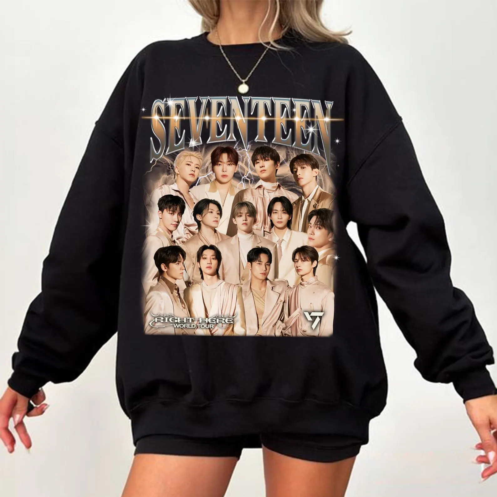 Seventeen Right Here US Tour Graphic Top officialsvtshop