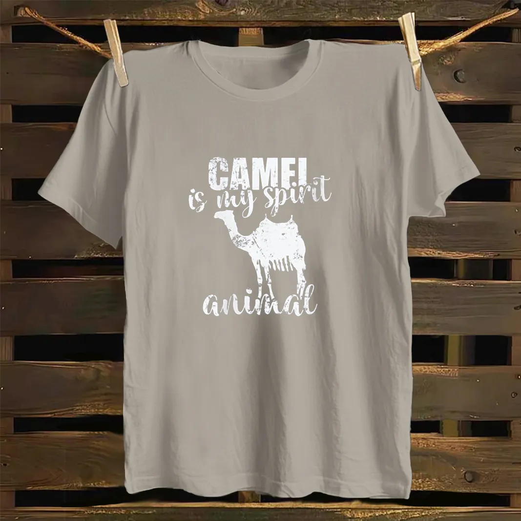 Camel Spirit Animal Design Graphic T-Shirt