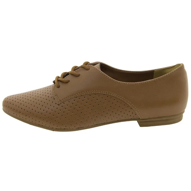 Women's Brown  Oxfords Comfortable Flats Vintage Boots |FSJ Shoes