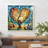 5D DIY Full Round Drill Diamond Painting Tree Kit Home Decor Art Craft 40x40cm