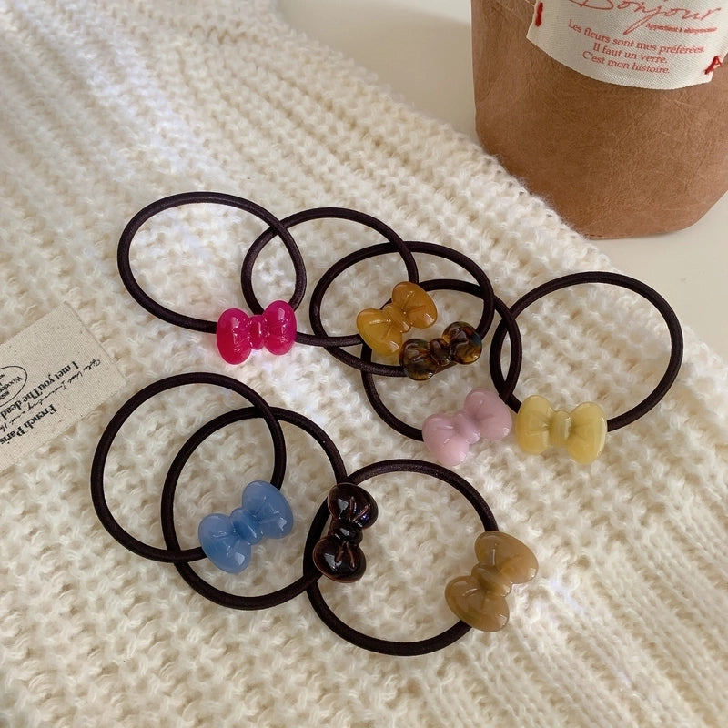 Women’s Sweet Minimalist Bow Knot Acetic Acid Sheets Hair Tie
