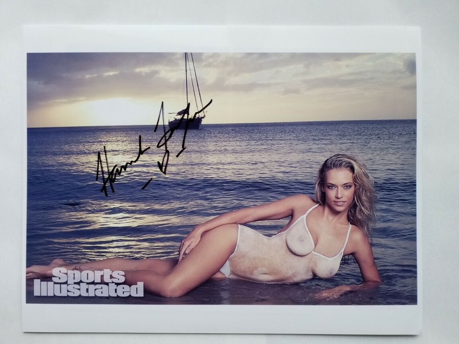 HANNAH FERGUSON Signed Authentic AUTOGRAPH 11 x 8.5 Photo Poster painting