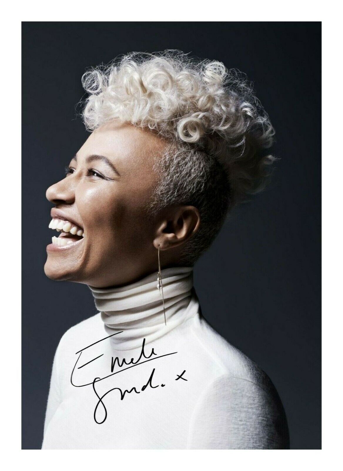 EMELI SANDE AUTOGRAPH SIGNED PP Photo Poster painting POSTER