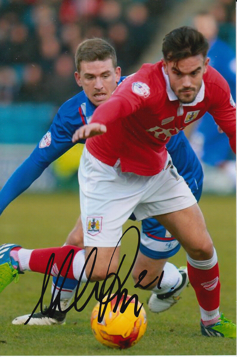 BRISTOL CITY HAND SIGNED MARLON PACK 6X4 Photo Poster painting.