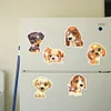 6Pcs Diamond Painting Dog Magnets Refrigerator for Adults Kids