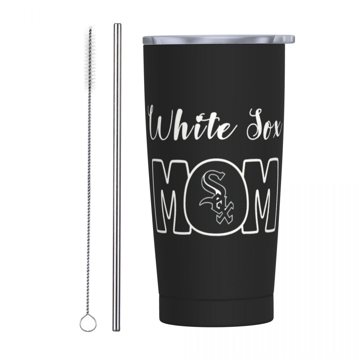 Chicago White Sox Mom 20oz Tumbler with Lid and Straw