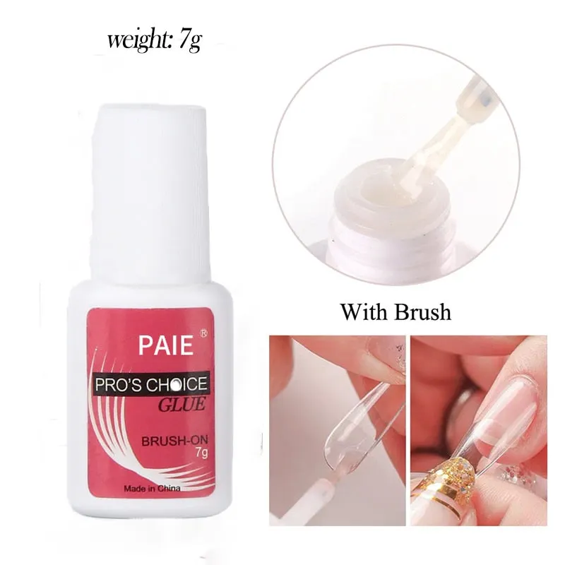 10pcs 2g Mini  Acrylic Glue Art Decorate Tips for All Kind False Nail press on for girls DIY nail art-Nail Inspo