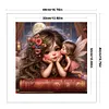 Girl-11CT Stamped Cross Stitch 40*40cm/15.75*15.75in